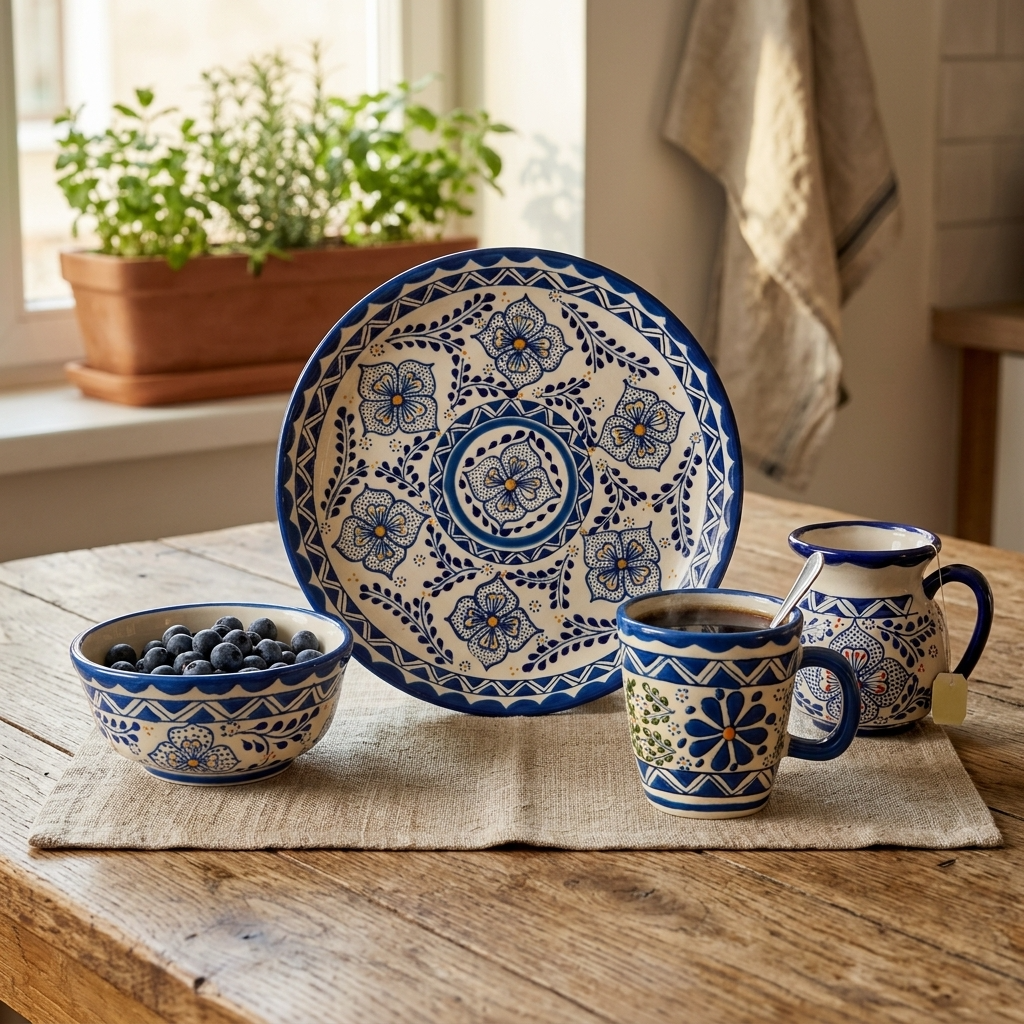 Blue Pottery