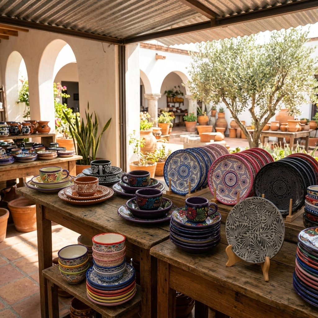 handmade mexican dinnerware