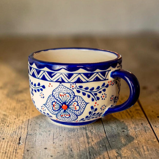 Large Ceramic Coffee Soup Mug - 22 oz - Handmade Stoneware -