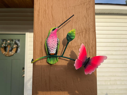 Wall Metal Hummingbird Decor Home & Garden | Artisan Handmade