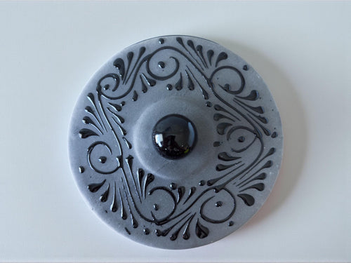 Talavera tortilla warmer interior view