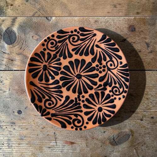 Handmade Talavera bowl and mug detail