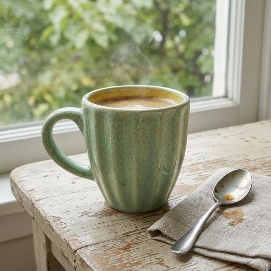 Ceramic Coffee Mug 17 oz - Handmade Mexican Pottery | Lead-Free & Dishwasher Safe