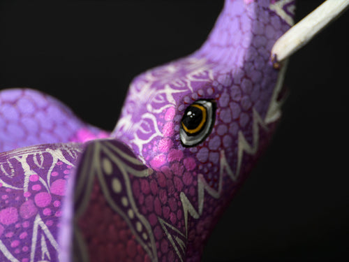 Wood elephant alebrije, handmade Oaxacan Mexican folk art